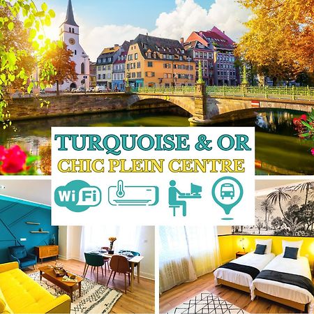 Bel Ami 01 - Turquoise & Or - Moderne Chic - Centre Ville - Acces Jardin - Clim - Wifi - Parking - Localisation Ideale ستشيلتيغهيم المظهر الخارجي الصورة